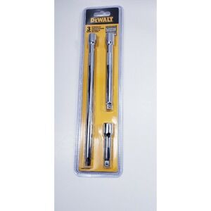 DEWALT DWMT75426OSP Socket Extension Set 3/8" Drive 3, 6, 10 in L